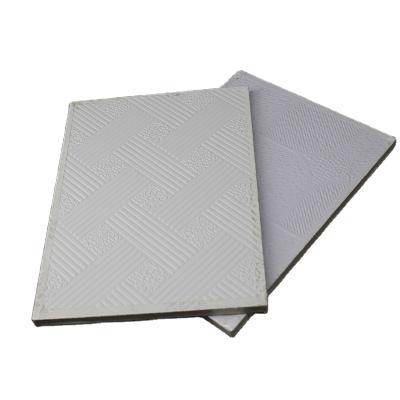 China Modern Design PVC Gypsum Board Fireproof Waterproof Ceilings Tiles PVC Ceiling Raw Material for sale