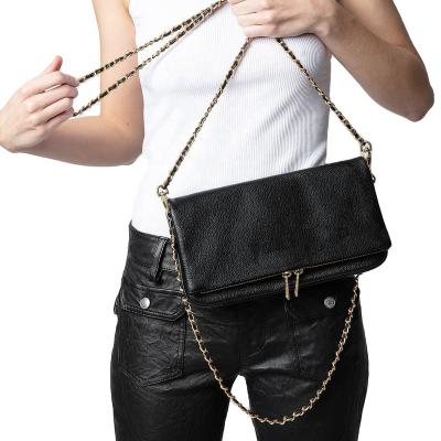 China Other Messenger Wing Bag TAS Women 2023 New Cross - Body Flap Bag Rock Gold Chain Decoration Zadig ZV Bags New bolso for sale