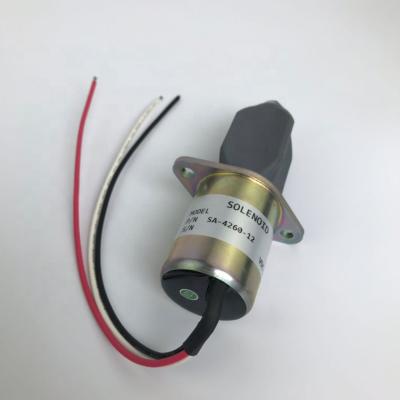 China Factory 12V Diesel Engine Fuel Shutoff Solenoid SA-4260-12 for sale