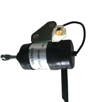 China D902 D722 In Excavator Running Engine Fuel Stop Solenoid 16851-60010 16851-60015 for sale