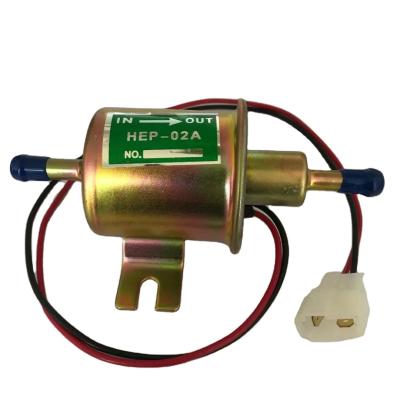 China 100% Copper Plated Wire Test Electric Fuel Pump 12 Volt HEP-02 HEP02A Fuel Lift Pump Fits For HONDA for sale