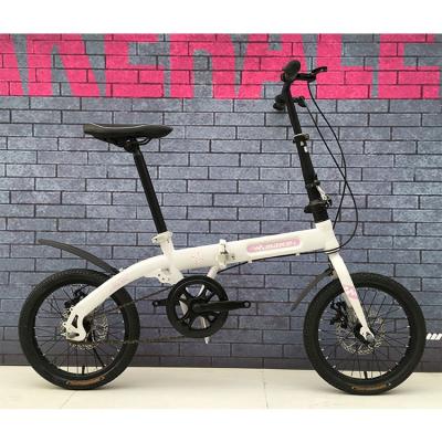 China Colorful Ride 16 Folding - Single Speed ​​High Carbon Steel Frame Bicycle for sale