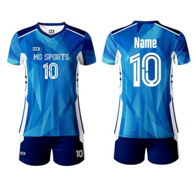 China Wholesale custom sublimation top quality volleyball jersey latest apparel uniforms/shorts/set for man women for sale