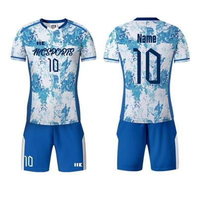 China Sets Adults Sublimated Soccer Kit Football Sets Training Uniforms Soccer Jersey Custom Brand for sale