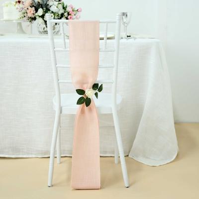 China Reusable Chair Sashes Ties Sashes Ribbon Cover for Wedding Reception Event Banquet Chair Decoration for sale