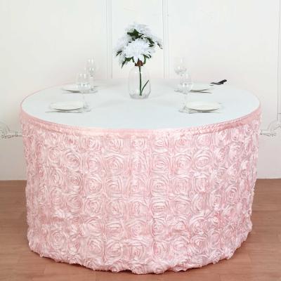 China Reusable Hawaiian Tulle Willow Table Skirt Curly Table Skirt For Rectangle Table Tulle for sale