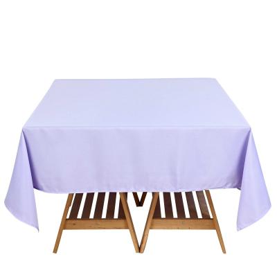 China Be Oxford Dustproof Table Cloth Wear Resistant 100% Square Polyester Party Table Cloths for sale