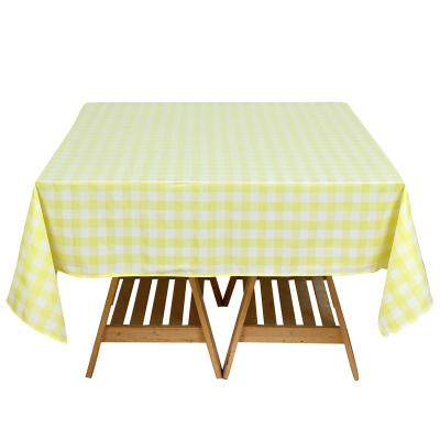 China Be Dustproof Resistant Polyester Tablecloths Printed Polyester Tablecloth Wedding Decor Table Cloth for sale