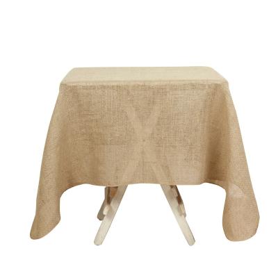 China Be dustproof square linen tablecloths for wedding decoration tables covers for events party for sale