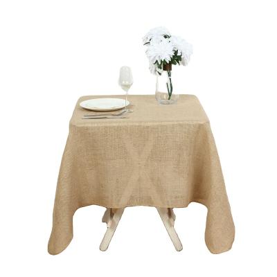 China Be Dustproof Linen Dustproof Linen Tablecloth Rectangle Damask Wedding Trade Show Table Cover Light Blue for sale