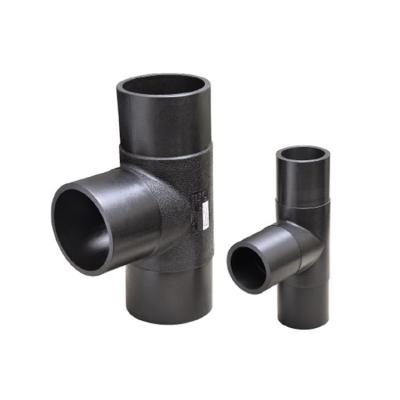 China Water Pipe System End Fusion HDPE Pipe Fittings Tee Branch for sale