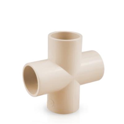 China astm d2846 cpvc light pvc cross joint tee pipe fitting for sale