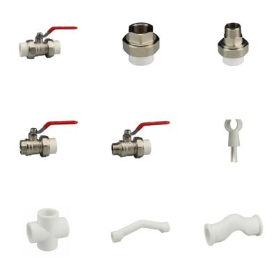 China Plumbing Pipes And Fittings Names PPR Fittings List Equal for sale