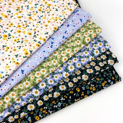 China China Fabrics Supplier Textile Salt Reduction Antistatic Crepe Printed 100%Cotton Fabric Wholesale for sale