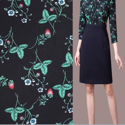 China High Quality Anti-static Chiffon Fabric Heat Transfer Pattern Flower 100% Polyester Digital Printing For Dress for sale