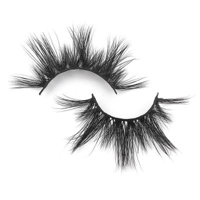 China Wholesale Mink Lashes Individual Eshinee 25mm Natural Soft Eyelashes Package Box Private Label Eyelashes for sale