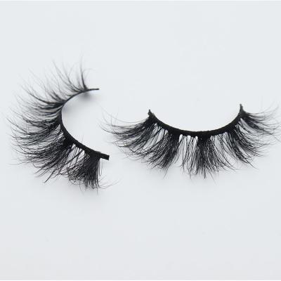 China Real Siberian Mink Strip Lashes Private Label Long Natural Wholesale Packaging 3D Mink Eyelashes for sale