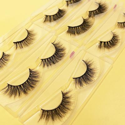 China From Qingdao Real Mink Eyelashes Wholesale Cruelty Free Private Label False Eyelashes 15mm 16mm 18mm 3D Natural Soft Eyelash Seller for sale