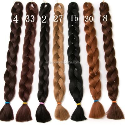 China Yaki Crochet Braiding Hair Extension Jumbo Braiding Hair Attachment Braiding Hair Extension Crochet Braiding Hair Extension for sale