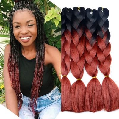 China Synthetic Yaki Private Label Braiding Pre Stretched Super Jumbo Expression Braid Crochet Braids For African Hair for sale