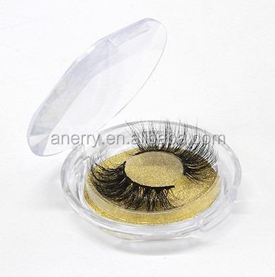 China glitter & Shimmery Eyelashes Packaging Box Round Case For Lashes With Empty Tray Wholesale Mink Lashes Private Label Logo Eyelash Packaging Case for sale