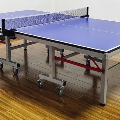 China Sports Activities Customized OEM 18mm 25mm Foldable Indoor Outdoor Mobile Table Tennis Table Folding Table Tennis Table for sale