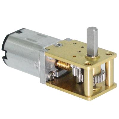 China DC 12V Mini Worm Gear Motor N20 Metal Gear Motors Totally Enclosed Micro Motors for sale