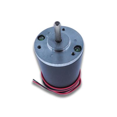 China 24V 6000RPM DC Totally Enclosed Diameter 5mm High Speed ​​Micro Tubular Spindle Motor High Torque Carbon Brush Motor For Making Worm Gear Motor RS-4575 for sale