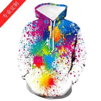 China Custom Cheap Logo Anti Shrink High Quality 3D Printing Multicolor Unisex Plain Cotton Men's Drop Shoulder Oversized Hoodies Sweatshirts for sale