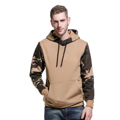 China Cheap Logo Cotton Camouflage Plain Cotton Hooded Men's Oversized Drop Shoulder Hoodies High Quality Color Matching Custom Anti Shrink Sweatshirts for sale