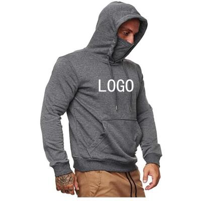 China Custom Cheap Fleece Logo Anti Shrink Striping Single Hooded Men's Drop Shoulder Oversized Hoodies Solid Color Drawstring Cotton Sweatshirts for sale