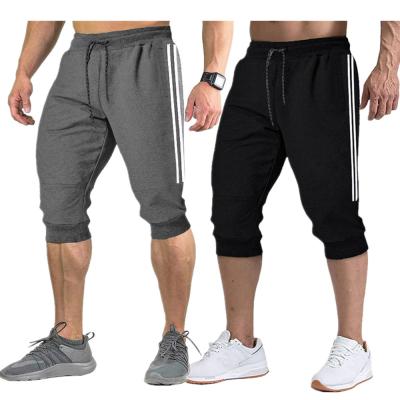 China New Summer Breathable Men's Seven Point Pants Fashion Slim Sport Breathable Casual Shorts Color Customizing for sale