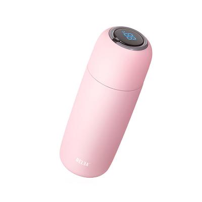 China Eco-friendly Portable Smart Hot Water Bottle Thermos Bottle Stainless Steel Car Outdoor Travel Sports Gift High End Thermos Bottle for sale