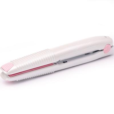 China Car USB Charging Hairpin Dual Function Electric Straightener Portable Mini Wireless Charging for sale