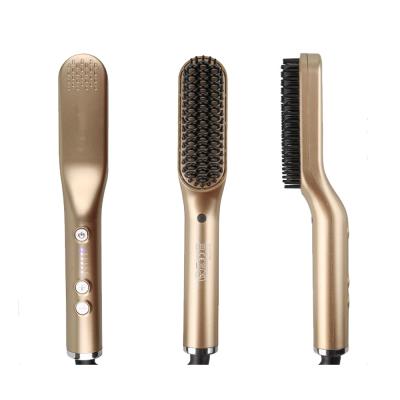 China Hotel PROMOTED Beard Straightener Comb Air Ionic Straightener Anti-Scald Hair Straightener Comb for sale