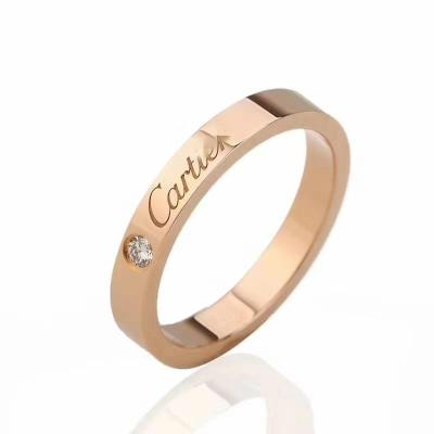 China CLASSIC New Fashion Luxury Rings For Girls Simple Design Latest Designer Metal Multicolor Ladies C Rings Popular All-match Rings02 for sale