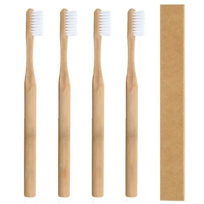 China Age Grade Disposable Adult Soft Semi-hard Bristle Babies Kids Bamboo Toothbrush for sale