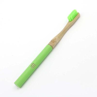 China New Trend Disposable Bamboo Toothbrush Environmental Protection Concept Oral Care for sale