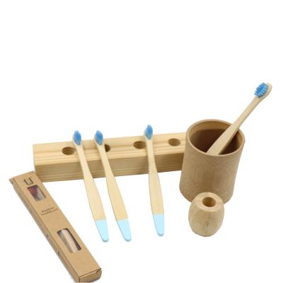 China Wholesale Disposable Home Use Child Soft Bristle Customized Pack Bamboo Toothbrush for sale