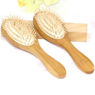 China Home Eco - Friendly Detangle Hair Brush Natural Bamboo Comb for sale