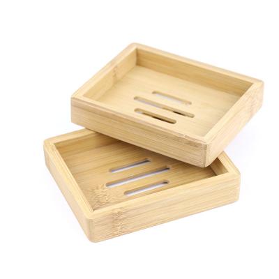 China Modern Hot Selling Bamboo Soap Box Soap Dish Holder Tray Subun Tepsisi for sale