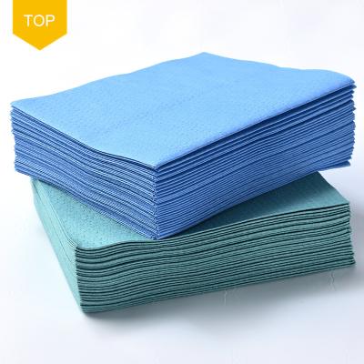 China Factory Price Disposable Nonwoven Industrial Oil Paint Repair Stocked Car Cleaning Cloth for sale