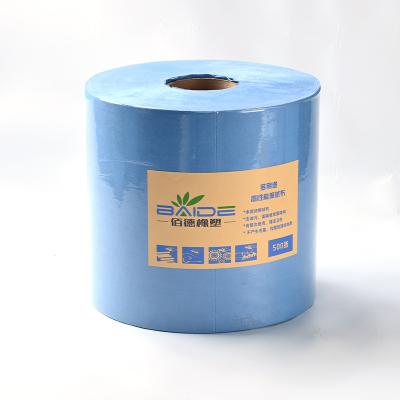 China Fast Delivery Stocked Disposable Industrial Nonwoven Cleaning Cloth Cloth Roll for sale