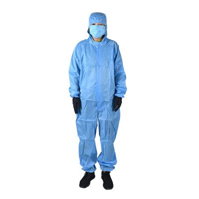 China Breathable Dustproof And Antistatic Clothing Workshop Work Clothing Antistatic Work Clothes For Industrial Cleaning for sale