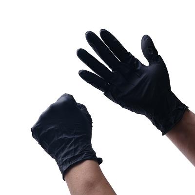 China Food Grade Factory Price 5/6/7/8/9 Mil Tattoo Working Exam Work Vinyl Blending Nitrile Gloves for sale