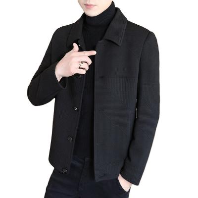 China Men's Breathable Jacket 2022 New Woolen JacketSpring and Autumn Handsome Casual Duffle Jacket for sale