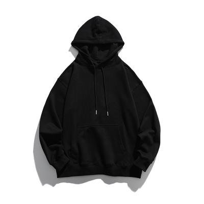 China 2022 New Custom Logo Quick Dry Breathable Men's Hoodie Solid Color Hoodie High Quality Handsome Anti-shrink for sale