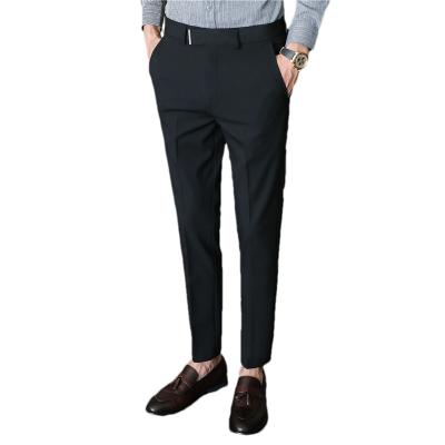 China QUICK DRY spring new style men's business casual pants thin pants stretch straight suit pants custom slacks for sale