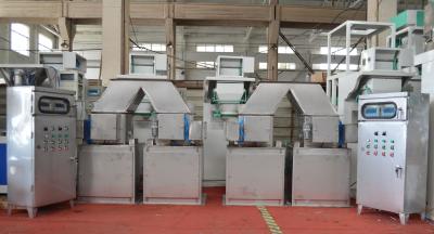 China 50 Lb Wood Pellet Bagging Machine 6.6 KW Grain Seed Packing System for sale