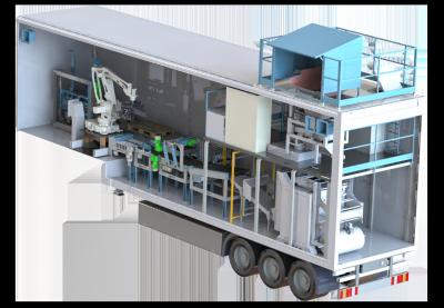 China Bulk Particulate Mobile Bagging System Station Bag Filling Equipment for sale